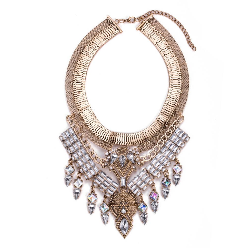 LAST ONE! Gold Statement Necklace